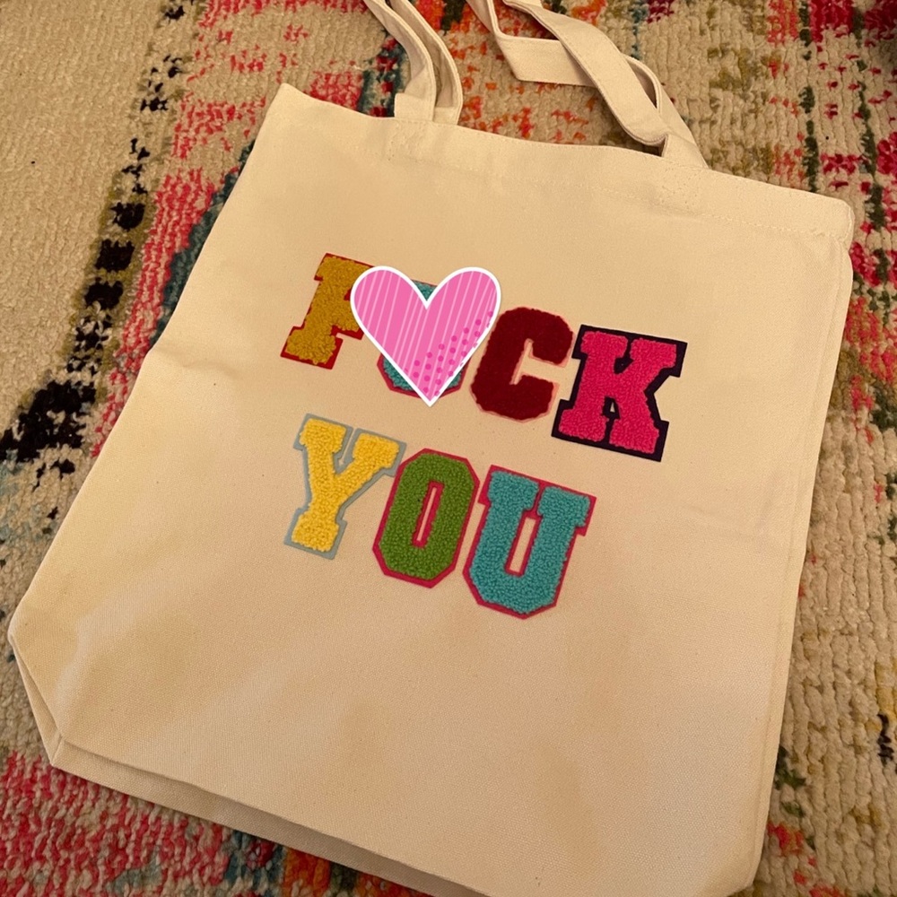 F🖤CK YOU tote 🙊